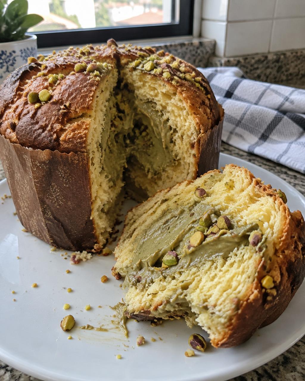 Panetone de Pistache